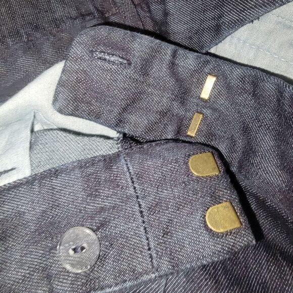 Loft Ann Taylor trouser style denim jeans shorts Size 4 - Picture 6 of 6